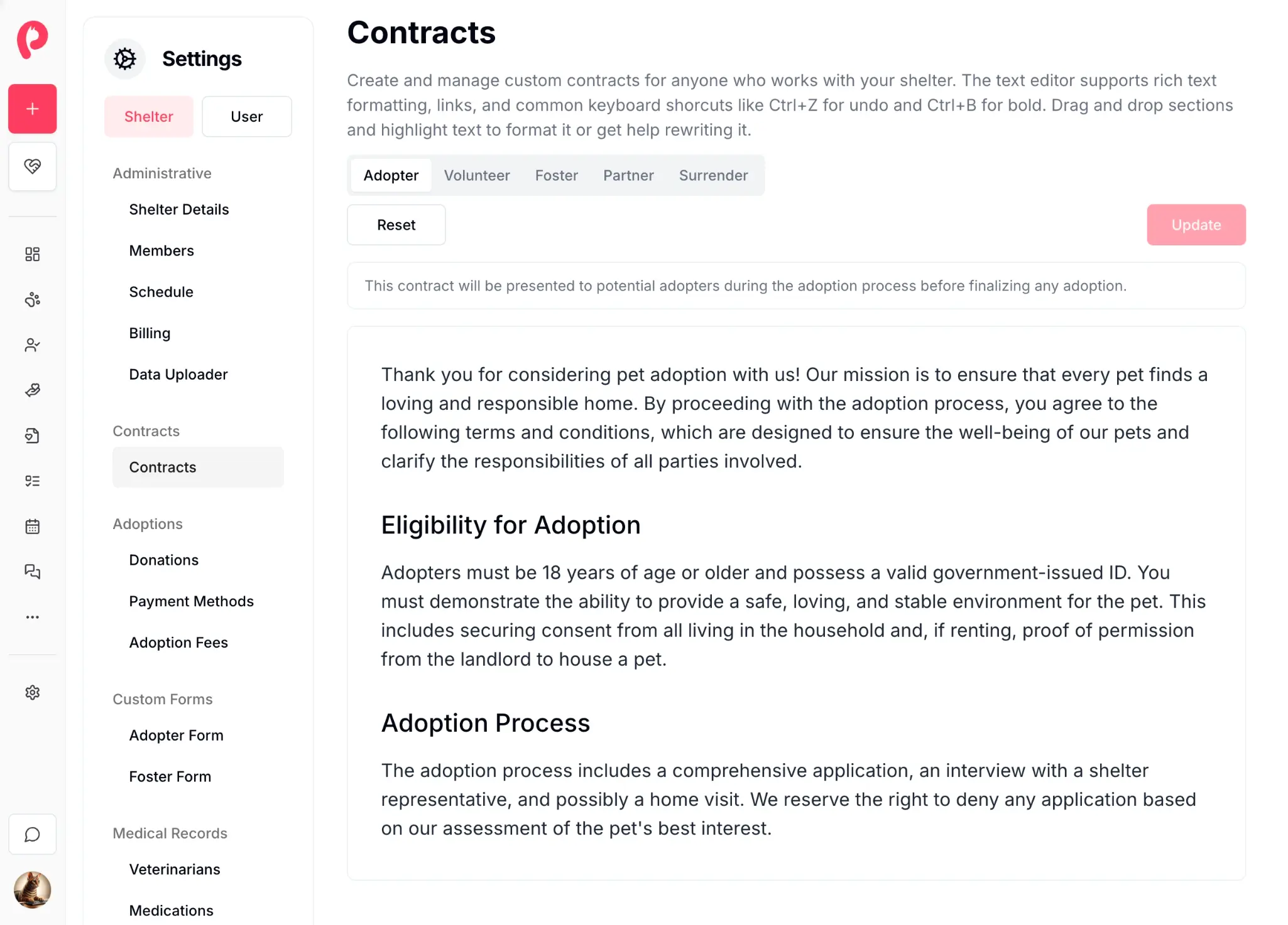 Digital contract management system with e-signature capabilities